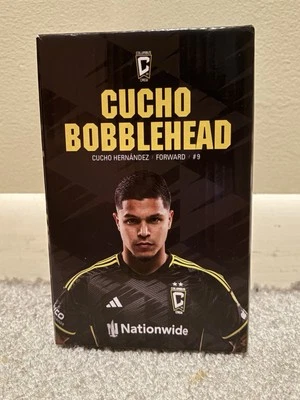 Cucho Hernandez качающаяся голова Columbus экипажа SC матч день сувенир новый открытая коробка - Изображение 1 из 4