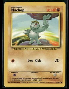 Pokémon * Machop #052/102 Common * Base Set * Near Mint or Better - Picture 1 of 2