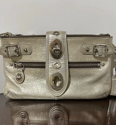 Сумка наплечная Coach Brigit Legacy 65th Anniversary платиновый клатч - Изображение 1 из 4