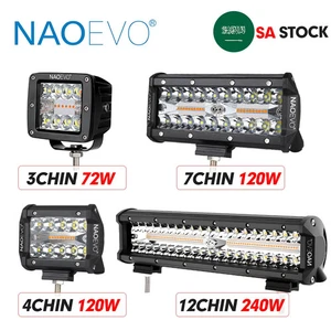 4x4 Off road LED Light Bar 12v 240W Fog Running Led Work Light Memory Function - Picture 1 of 18