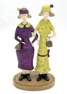 Two in One Figur "Zwei Freundinnen" 6,5" groß. Sehr lustige Gruppe. See. - Bild 1 von 3