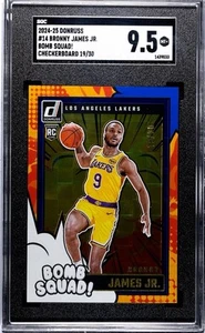2024-25 donruss bronny james Bomb Squad Checkered Board/30 - Picture 1 of 2