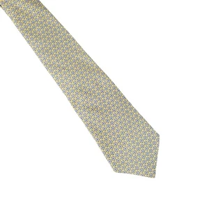 Vineyard Vines Seidenkrawatte Fußball gelb blau adrette Jungen hergestellt in den USA - Bild 1 von 7