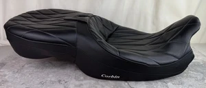 Corbin Dual Touring Seat Heated ‘09-25 Harley Davidson HD-TG-9-DT-E Leather EUC - Picture 1 of 23