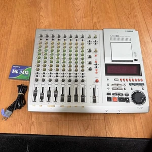 YAMAHA MD8 Multi-Track MiniDisk Recorder Home Recording White Only power check - Picture 1 of 24