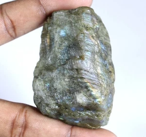 Natürlicher Madagaskar Regenbogen Shinny Labradorit 349 Karat Edelstein grobes Exemplar - Bild 1 von 6