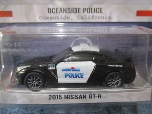 GREENLIGHT 2021 HOT PURSUIT SERIES 38, 2015 NISSAN GT-R, OCEANSIDE CA. POLICE - Picture 1 of 4