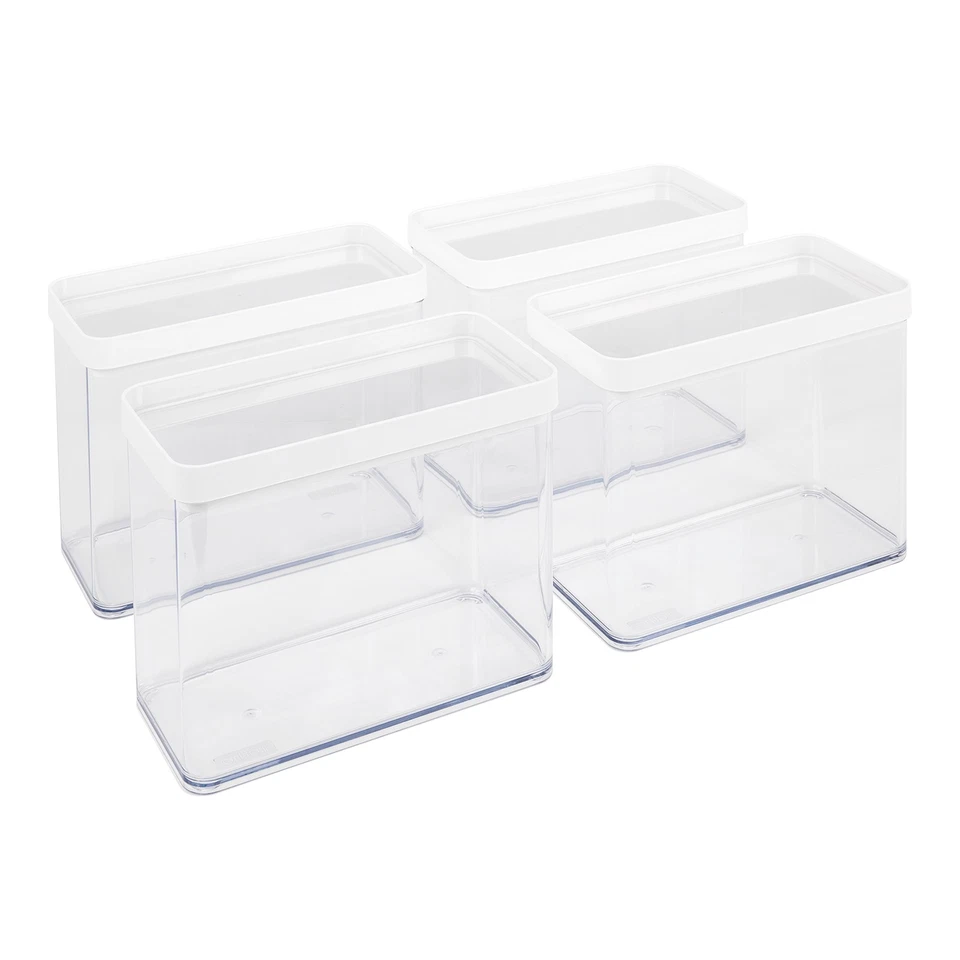 Rotho Fera 4er-Set Vorratsdosen 2,1 l Plastikdose Vorratsbehälter Lebensmittel - Bild 1 von 1