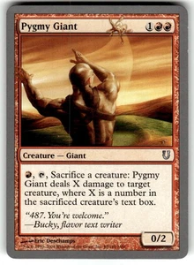 Pygmy Giant Unhinged Regular MTG - Picture 1 of 2