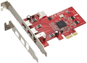 Expert-oriented interface board IEEE1394b PCI-E LowProfile compatible IEEE1394B- - Afbeelding 1 van 3