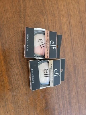 Iluminador y rubor horneado Elf Cosmetics 83371 oro rosa perla luz de luna 0,16 OZ Foto 1 de 4