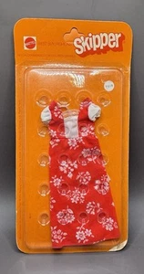 NRFP VINTAGE BARBIE SKIPPER PUPPE #7218 BEST BUY MODE ROT BLUMEN KLEID PAKET - Bild 1 von 12