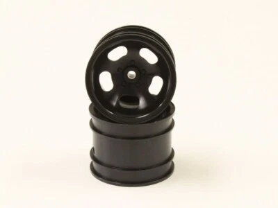 KYOSHO BEETLE 2014, 2 x REAR BLACK WHEELS, RIMS, (2PCS), SCH004BK - Image 1 of 4