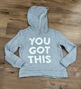 Gray Hoodie with Motivational Text 'YOU GOT THIS' - Picture 1 of 5
