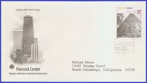 USA5 #3910l ADDR PCS ARTCRAFT FDC Modern American Architectures Hancock Center - Picture 1 of 1