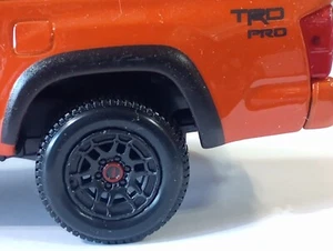 MAISTO 1/27 SCALE ORIGINAL WHEELS FOR REPAIRING 2023 TOYOTA TACOMA TRD PRO - Picture 1 of 6