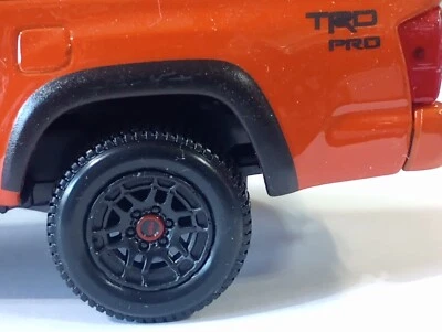MAISTO 1/27 SCALE ORIGINAL WHEELS FOR REPAIRING 2023 TOYOTA TACOMA TRD PRO - Image 1 of 4