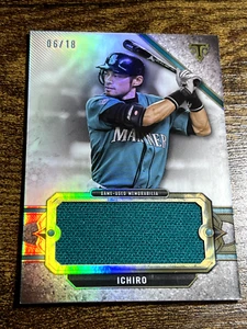 ICHIRO 2024 Gioco Triple Threads Usato Memorabilia Legends Jumbo Relic /18 - Foto 1 di 2