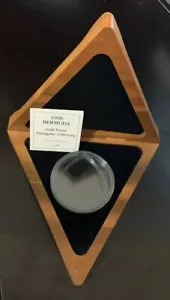 1996 Bermuda Gold Proof Triangle $180 5 Oz Coin Box Coa Capsule Only - Picture 1 of 2