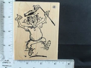 Diamonds rubber stamp, GOLF EXPRESSION F691 - Picture 1 of 1