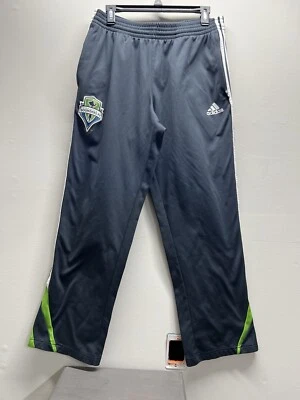 Pantalones deportivos Adidas Clima365 medianos para hombre #P07 Seattle Sounders MLS fútbol Foto 1 de 4