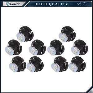10x Red 3SMD T5/T4.7 Neo Wedge LED A/C Climate Control Radio/Switch Light Lamps - Picture 1 of 6
