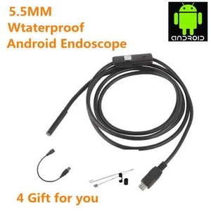 5.5mm Micro USB Endoscope Borescope Inspection Camera Android OTG HTC M8 M9 M7 U - Picture 1 of 22
