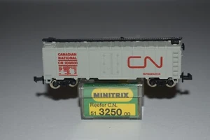N Scale Minitrix Canadian National 40' Single Door Reefer 209500 C50490 - Picture 1 of 2