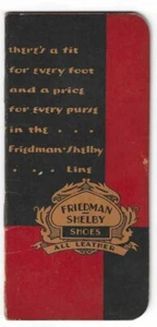 1930's Friedman Shelby Shoes - Red Rooster - Advertising Memo Book Notepad PP - Picture 1 of 4
