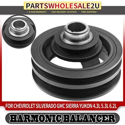 Engine Harmonic Balancer for Chevrolet Silverado GMC Sierra Cadillac Escalade - Image 1 of 4
