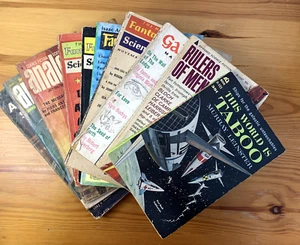 BUNDLE VINTAGE FANTASY & SCI FI BOOKS - 60 70 80 JOB LOT GALAXY MAG ANALOG PROP - Bild 1 von 5