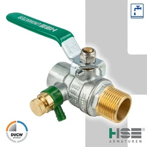 UNIWATER Trinkwasser Kugelhahn mit Entleerung, Aussen x Innengewinde, Typ 1489 - Bild 1 von 48