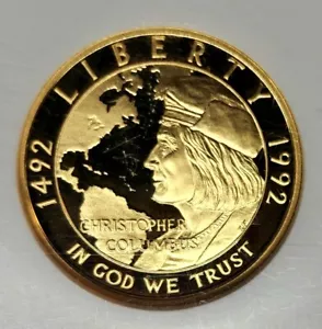 Exquisite 1992-W Columbus Commemorative $5 Gold NGC PF70 Ultra Cameo - Picture 1 of 4