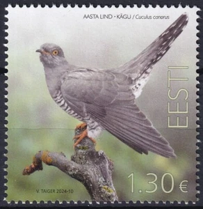 Estonia 2024 Birds, Cuckoo MNH stamp - Picture 1 of 1