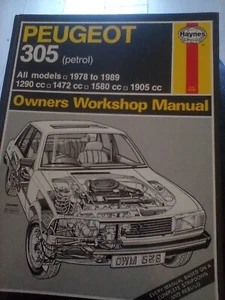 haynes manual peugeot 305 petrol superb - Picture 1 of 1