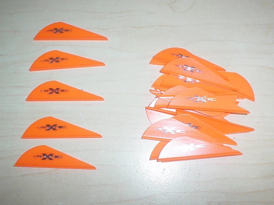 @NUEVO@ 36 paletas de flecha de tiro con arco VaneTec 2" HP! Neón/Flo. Flechas naranjas flechadas Foto 1 de 1