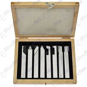 Juego de herramientas de forma de torno de 12 mm Hss 8 piezas torno de vástago cuadrado herramientas preformadas - Imagen 1 de 2