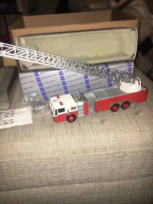 Conrad 1/50 Scale Diecast 5505 - E-One Fire Ladder Engine - Red New Boxed - Image 1 of 4