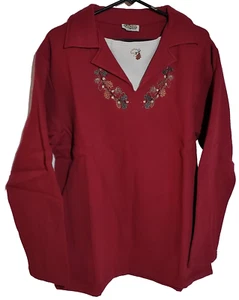 WOMENS MOCK NECK FLEECE TOP XL - Picture 1 of 1