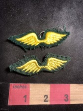 Vtg Girl Scouts Patch Lot Of 2 Girl Scout Wing Patches C89U