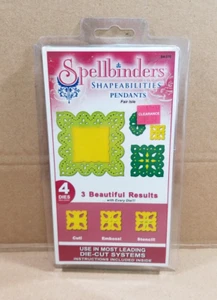 Spellbinders Shapeabilities Pendants Fair Isle 4 Dies Included S4-270 - Picture 1 of 2