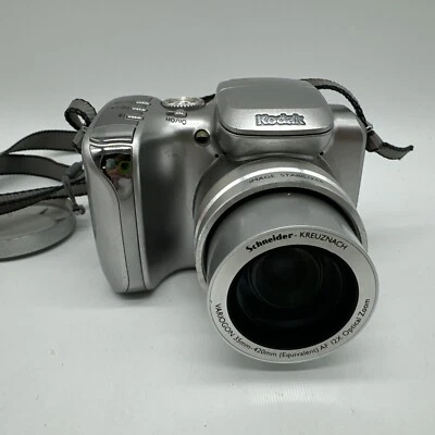 Kodak EasyShare Z612 6.1MP 12x Digital Zoom Digital Camera - Silver - Tested - Image 1 of 4