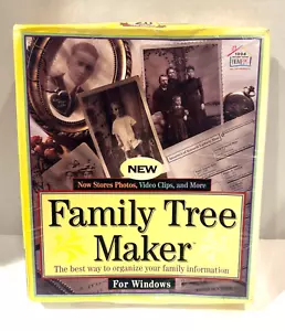Family Tree Maker Version 2 for Win 3.1, 3.5" Discs Vintage Complete Brand New - Picture 1 of 3