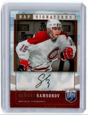 2006-07 Be A Player Signatures Sergei Samsonov Auto Montreal Canadiens #SE