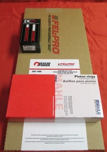 Kit de motor Ford Mercury 292 Rering 1955-64 caña cojinetes de extremo grande + anillos + juntas - Imagen 1 de 5