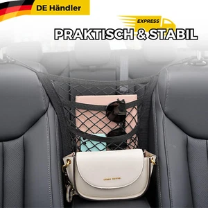 Auto Sitz Netztasche Organizer Ablage und Schutznetz für Hunde Sitz Stauraum - Bild 1 von 7