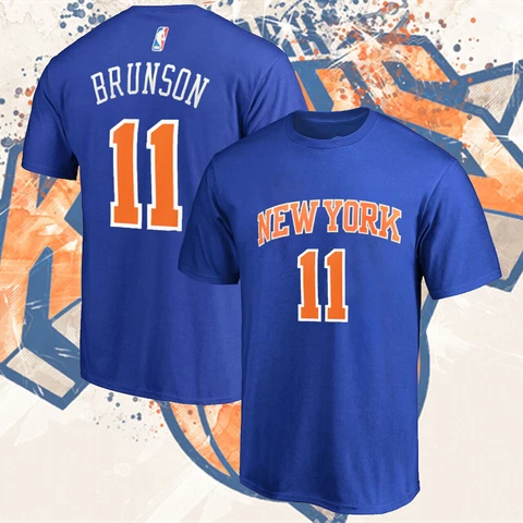 SALE! Jalen Brunson #11 New York Knicks Player T shirt S-3XL Gift fans Cover