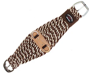 Horse Western 27 Strand Double Weave Two-Tone Mohair Blend Roper Cinch 97RT05 - Picture 1 of 1