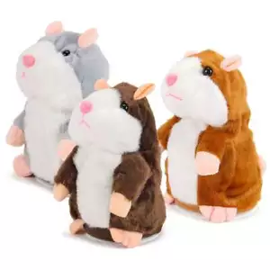 Juguete de peluche para hámster que habla voz repetición sonido grabación niños juguetes regalo - Imagen 1 de 15