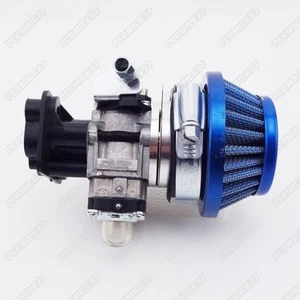 15mm Carburetor Air Filter Alloy Stack Manifold 43cc 49cc 50cc 52cc Gas Scooters - Bild 1 von 6